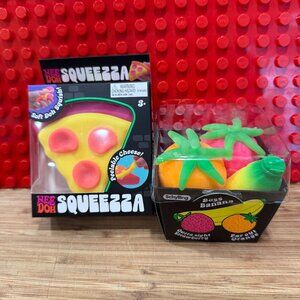 NEW! NEEDOH 2 pack: Squeezza pizza and Groovy Fruit!